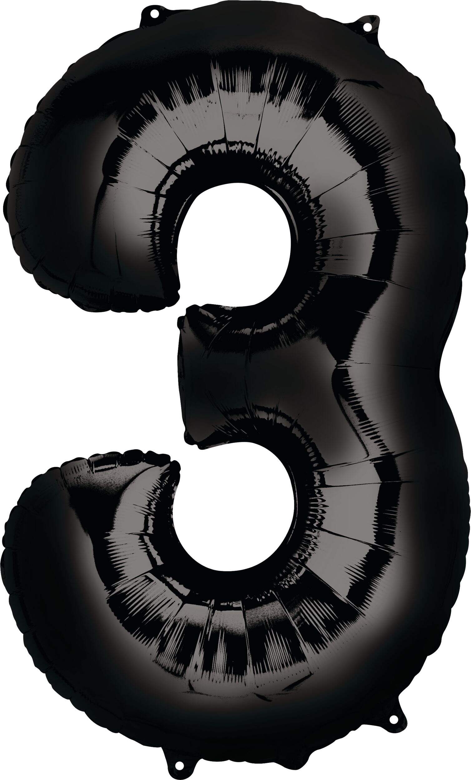 0-9 Numbers Satin Foil Balloon - Image 4